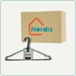 Nordix Kledinghangers Set 100 Stuks Metaal Zwart Draadhanger Kleerhangers -Leenbakker Winkel 9f784567118344b6b9d1619fd9e203d8