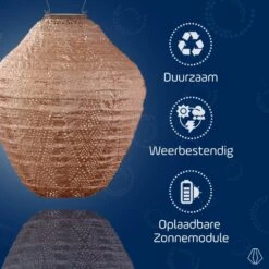 LUMIZ Solar Lampion Ikat Jar - 30 Cm - Roze -Leenbakker Winkel 9fb042fe5d8f41febcd280aa6a4477e9