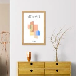 ACAZA Fotokader - Fotolijst In MDF Van 40x60 Cm - Warm Oak - Plexiglas -Leenbakker Winkel a0501db75fb54a50a8aa400a9b6b9d87