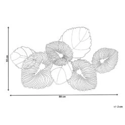 Beliani Wanddecoratie MAGNESIUM - Blauw Ijzer 6 Beliani Wanddecoratie MAGNESIUM - Blauw Ijzer -Leenbakker Winkel a127317be9f84c02a57942796954f5e6