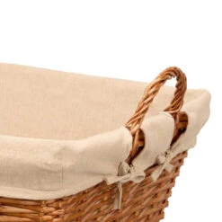 Merkloos Rieten Opberg Mand - Gevlochten Riet - Bruin - 65 X 43 X 35 Cm -Leenbakker Winkel a3c4a6d7b69e4494836b126d5c6db2db