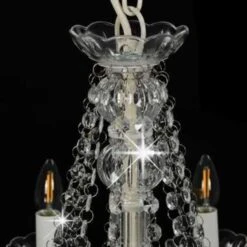 VidaXL Kroonluchter Met Kralen 12xE14 Wit -Leenbakker Winkel a3dd96b7884c48508af62a7549f683ac