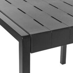 BARTICA - Tuintafel - Zwart - 154 X 84 Cm - Synthetisch Materiaal -Leenbakker Winkel a3f6cd6ae8e04b73aa2249ea2739f085