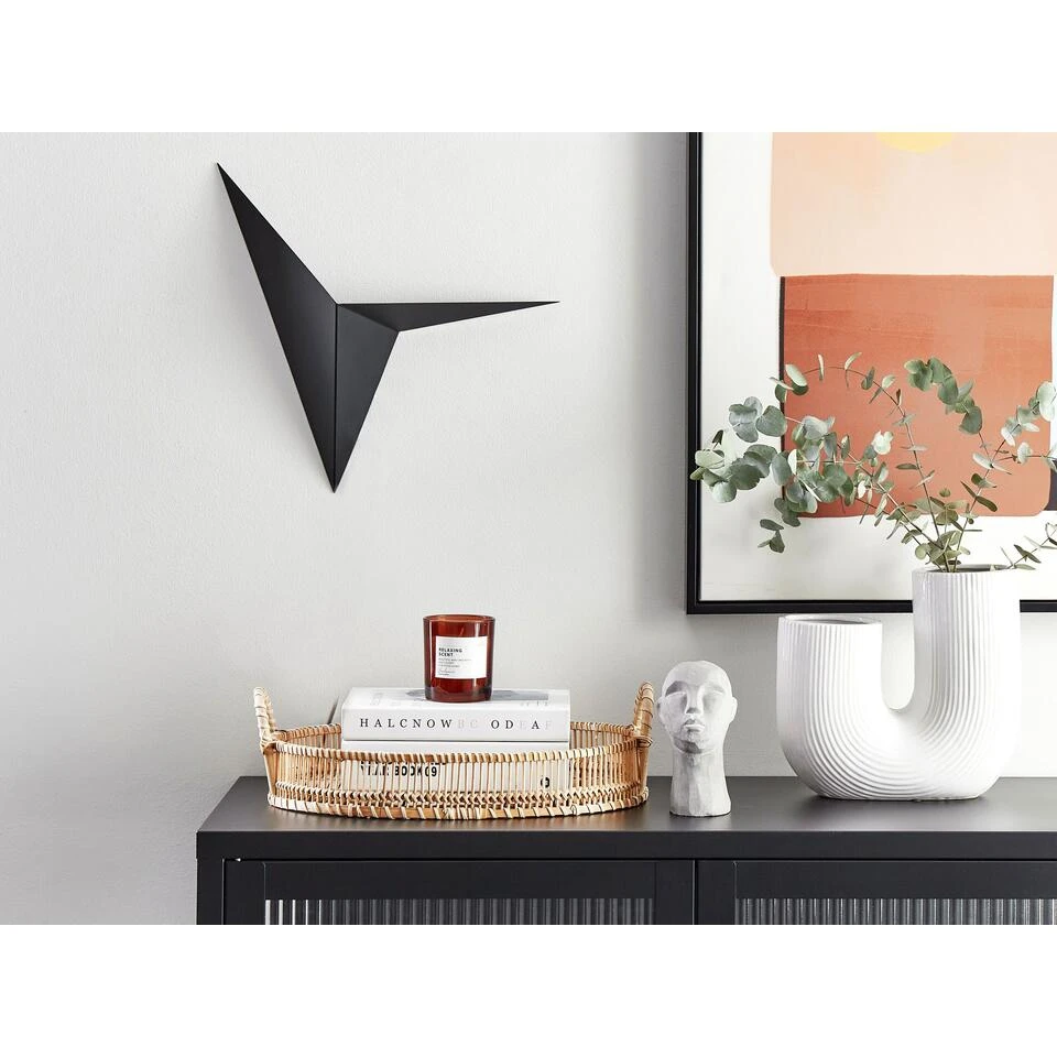 Beliani Muurlamp BRIANCE - Zwart Metaal 4 Beliani Muurlamp BRIANCE - Zwart Metaal - Afbeelding 4