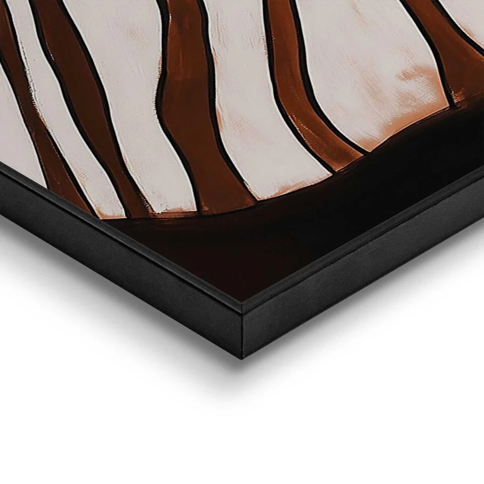 Schilderij Dansende Dame - 70x50cm - Bruin 4 Schilderij Dansende Dame - 70x50cm - Bruin - Afbeelding 4