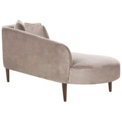 CHAUMONT - Chaise Longue - Taupe - Rechterzijde - Fluweel -Leenbakker Winkel a79596917c044c9d90c2e2999ae8edf1