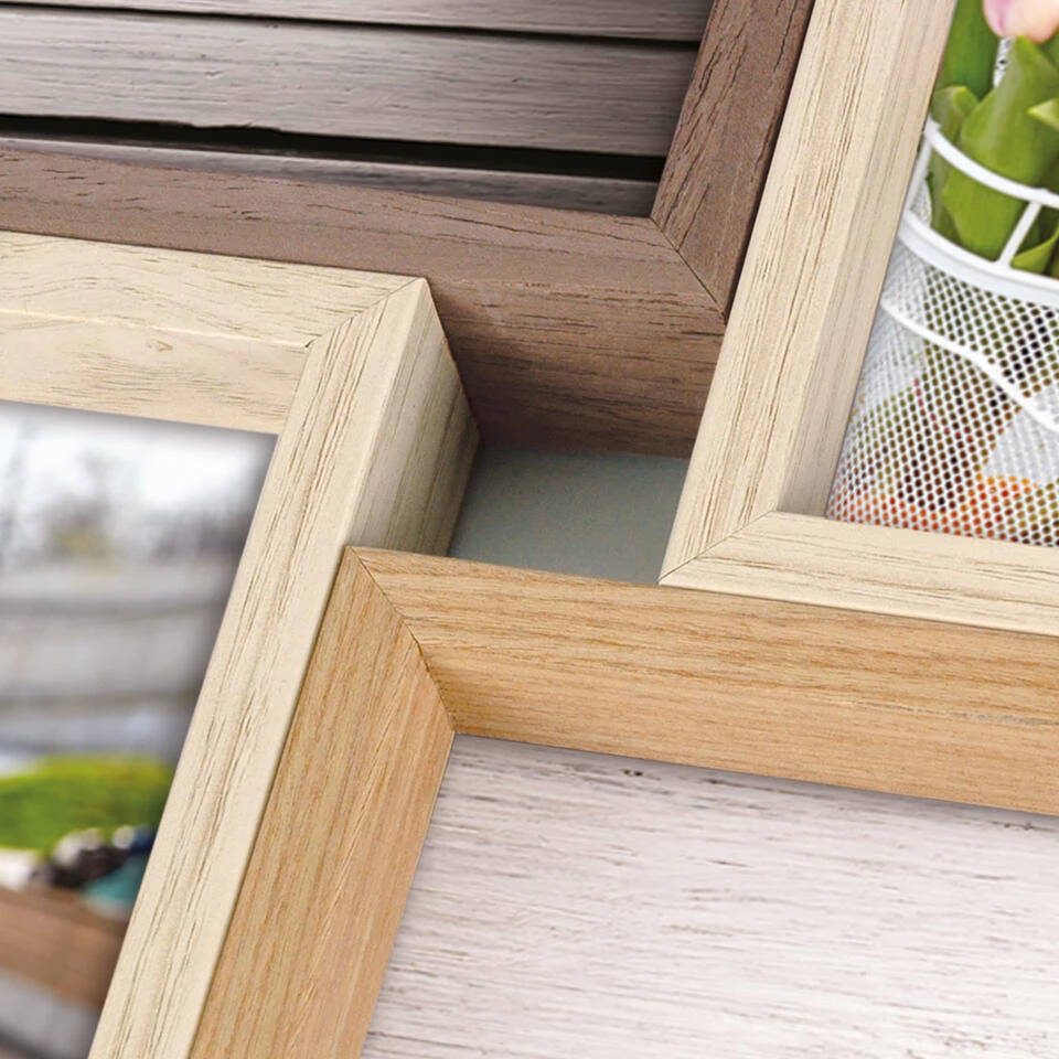 Zep Fotolijst - Houten Frame - Naturel En Wit - 31 X 32 X 3 Cm 2 Zep Fotolijst - Houten Frame - Naturel En Wit - 31 X 32 X 3 Cm - Afbeelding 2