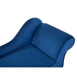 BIARRITZ - Chaise Longue - Blauw - Rechterzijde - Fluweel -Leenbakker Winkel a86e5f0ed31d4ae682a01183c72389d0