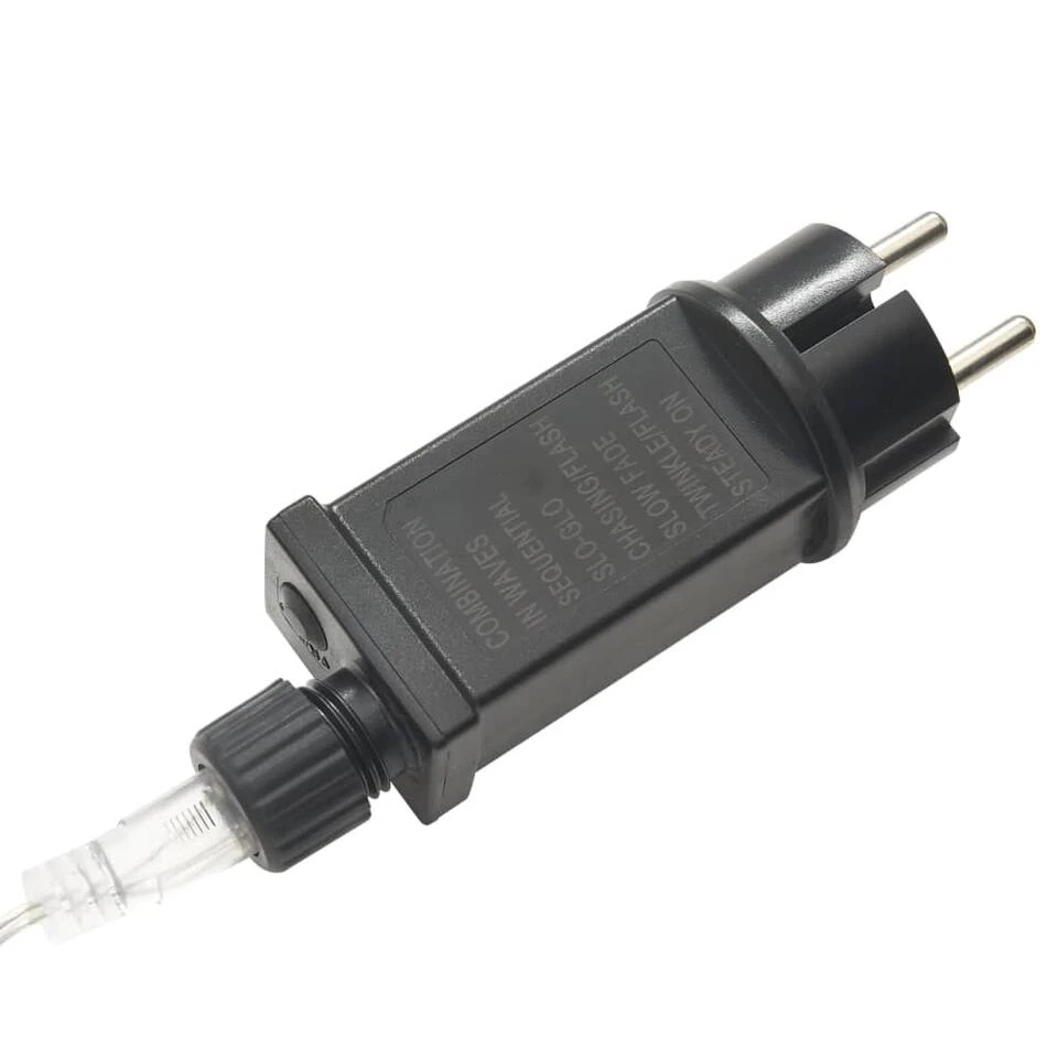 VidaXL Kerstnetverlichting 204 LED's Binnen/buiten 3x2 M Meerkleurig 8 VidaXL Kerstnetverlichting 204 LED's Binnen/buiten 3x2 M Meerkleurig - Afbeelding 8