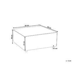 BRANDE - Ottomaan - Goudbruin - Kunstleer -Leenbakker Winkel a98894d9a1184771b8963043ca850f1e 1