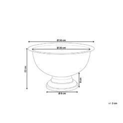 Beliani Decoratieve Schaal TIWANAKU - Zilver Aluminium 6 Beliani Decoratieve Schaal TIWANAKU - Zilver Aluminium -Leenbakker Winkel aa6e4d4271814c18906e3001332fc5dd