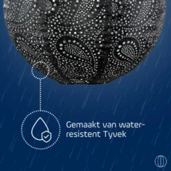 LUMIZ Solar Lampion Paisley Rond - 30 Cm - Donker Grijs -Leenbakker Winkel ab76d4cefa2d4ada8229b13f7bf8308f