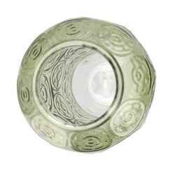 Merkloos DK Design Boeket Vaas Circle - Glas - Zeegroen - 15 X 25 Cm -Leenbakker Winkel aba3358449864793a8a94365fc196b50