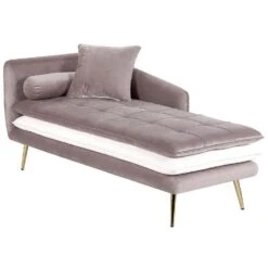 GONESSE - Chaise Longue - Bruin - Linkerzijde - Polyester -Leenbakker Winkel abad9bff88d04e129b6b9c48cbf17fcb