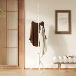 Rousseau Staande Kapstok Kassie - Ø48 X 174 Cm - Wit / Metaal -Leenbakker Winkel ac07bc99cc2c45e3a24e36e9cea30585