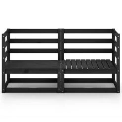 VidaXL Tuinbank 2-zits Massief Grenenhout Zwart 6 VidaXL Tuinbank 2-zits Massief Grenenhout Zwart -Leenbakker Winkel ae31b37973bd4edd9e069311e837fc1c