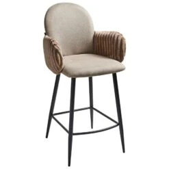 AMITY - Barkruk Set Van 2 - Taupe - Polyester -Leenbakker Winkel ae3203a758c84372a689116fcac50e23