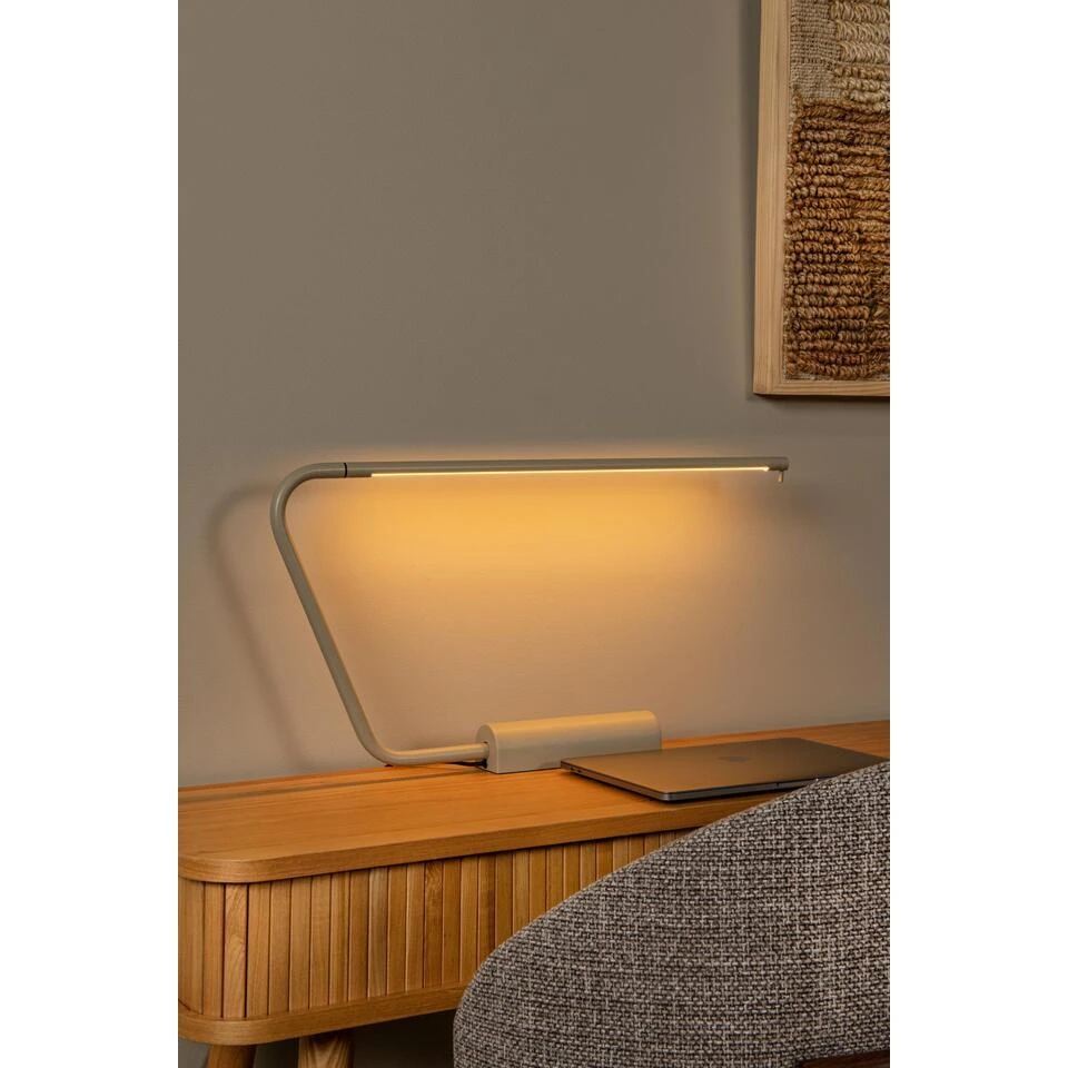 Lucide MADISON Bureaulamp - Taupe 2 Lucide MADISON Bureaulamp - Taupe - Afbeelding 2