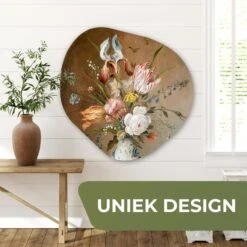 MuchoWow Wand Decoratie 90x90cm Bloemstilleven Balthasar Van -Leenbakker Winkel b124e0f8d23f4979bee00ece0cb95c26