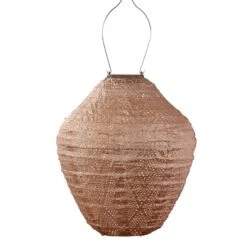 LUMIZ Solar Lampion Ikat Jar - 30 Cm - Roze -Leenbakker Winkel b15f506e1a144fb1884877251a70e08e