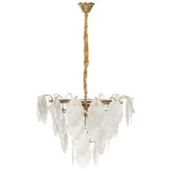 ACARIGUA - Kroonluchter - Messing/Transparant - Glas 15 ACARIGUA - Kroonluchter - Messing/Transparant - Glas -Leenbakker Winkel b1605730c654480da3172a72133dae62