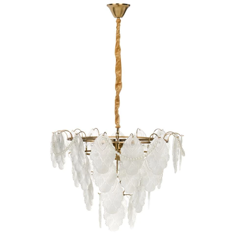 ACARIGUA - Kroonluchter - Messing/Transparant - Glas 5 ACARIGUA - Kroonluchter - Messing/Transparant - Glas - Afbeelding 5