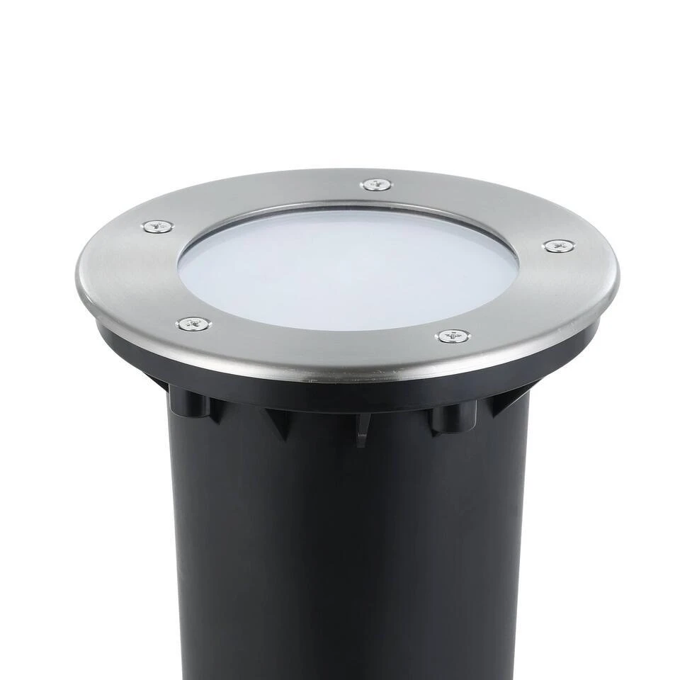 EGLO Riga 3 Inbouwlamp - E27 - Ø 10 Cm - RVS 3 EGLO Riga 3 Inbouwlamp - E27 - Ø 10 Cm - RVS - Afbeelding 3