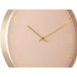 Karlsson - Wandklok Elegance Glow - Zachtbruin- Ø40cm -Leenbakker Winkel b1d07f463956412198d0d2049f07af90