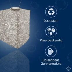 Lumiz Lampion Op Zonne Energie - Solar Tuinverlichting - Triangle Set - 3 Stuks -Leenbakker Winkel b1d4edff9e08437ea12a16d5cc43efa4 1