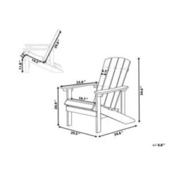 ADIRONDACK - Tuinstoel - Grijs - Kunsthout -Leenbakker Winkel b1dca6eae8c046c1ab2ab29a78f40329