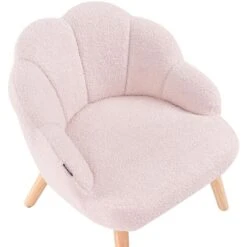 MILAND - Kinderfauteuil - Pastelroze - Bouclé -Leenbakker Winkel b2dee97a5df74ce499243da14ada34f4