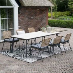 Garden Impressions Penedo Tuintafel 230x100 Cm - Light Teak Vironwood -Leenbakker Winkel b5080848104a428d8efb1791efe870e9