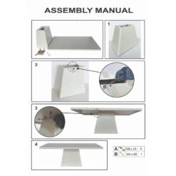 Tuintafel Rechthoek 240cm - Wit Eco Composiet - Avia -Leenbakker Winkel b697edc1197746f0847ef1bfbd0794f9 1