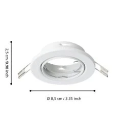 EGLO Agulo Inbouwspot - 7x - Ø86 - GU10 - Wit -Leenbakker Winkel b7320d0853fa4fc4b95b58b5bdabefaf