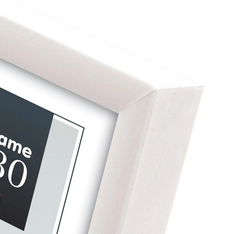 Zep Fotolijstje - Wit - Kunststof - Voor Foto Van 20 X 25 Cm 2 Zep Fotolijstje - Wit - Kunststof - Voor Foto Van 20 X 25 Cm - Afbeelding 2