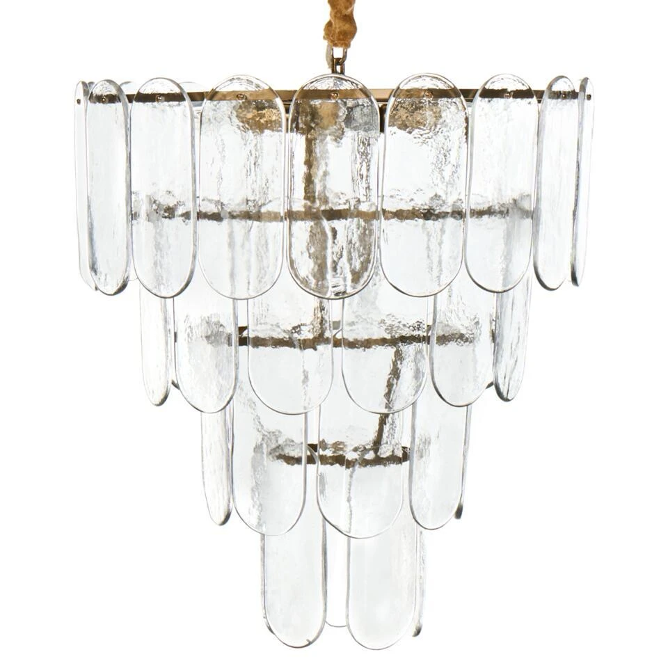 CARAVELI - Kroonluchter - Messing/Transparant - Glas 3 CARAVELI - Kroonluchter - Messing/Transparant - Glas - Afbeelding 3