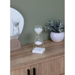 Atmosphera Zandloper - Decoratie/tijd - 15 Minuten - Wit Zand -Leenbakker Winkel b7f8f34203cd4a1caa62bf89e8c5e33c