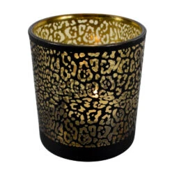 Mars & More Waxinelichthouder - Zwart - Glas - Jaguar Print - 18vcm 6 Mars & More Waxinelichthouder - Zwart - Glas - Jaguar Print - 18vcm -Leenbakker Winkel b88a07f885174ff184bfe10a078c3dc9