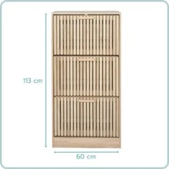 Nordix Schoenenkast Met 3 Lades Schoenen Opbergsysteem Bruin Schoenenrek -Leenbakker Winkel ba8f8a00064f4724888b125f96d6d83f