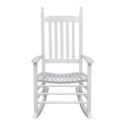 VidaXL Schommelstoel Met Gebogen Zitting Hout Wit 7 VidaXL Schommelstoel Met Gebogen Zitting Hout Wit -Leenbakker Winkel babc286272ac46eca07d055e360a7f38