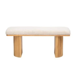 Bank Van Massief Hout En Witte Lussen -Leenbakker Winkel bb1c920613184d80b1fa85504688d3f3