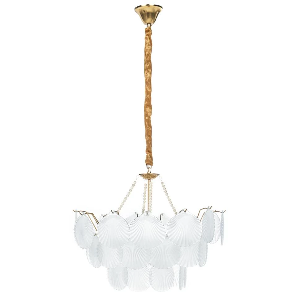 BIGOTE - Kroonluchter - Messing/Transparant - Glas 5 BIGOTE - Kroonluchter - Messing/Transparant - Glas - Afbeelding 5