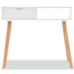 VidaXL Wandtafel 80x30x72 Cm Massief Grenenhout Wit -Leenbakker Winkel bbda9fb453c147ecba826ac6a6161b54