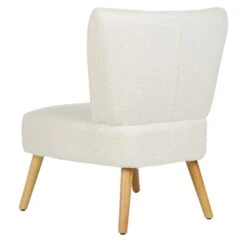 VAASA - Fauteuil - Wit - Polyester -Leenbakker Winkel bd2dd24d10f94c73a8a91801b316576d