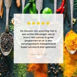 MuchoWow Canvas Schilderij 90x60cm Kruiden Specerijen Lepels -Leenbakker Winkel bd8ef501d85046959ab36d34b5b7fe60