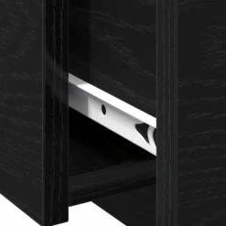 VidaXL - Rechthoekige Salontafel Met 4 Lades - Zwart Eiken - Hout - 90x60 Cm -Leenbakker Winkel be710dea3d9f4224a6ef73a3b25e99c5