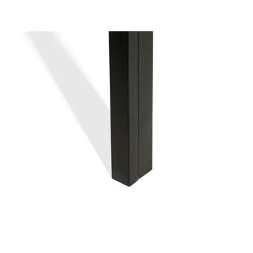 Beliani Eetkamerset LAREDO - Zwart Mdf 3 Beliani Eetkamerset LAREDO - Zwart Mdf - Afbeelding 3