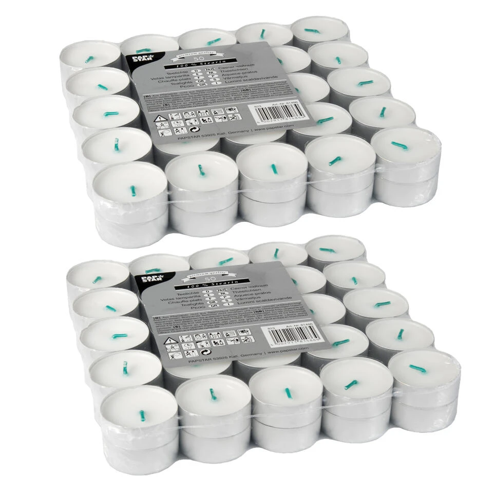 Conpax Candles Waxinelichtjes - 50 Stuks - 4 Branduren 2 Conpax Candles Waxinelichtjes - 50 Stuks - 4 Branduren - Afbeelding 2