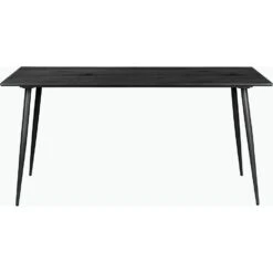 Monza - Eettafel 120x80 Cm 6 Zitplaatsen Zwart Hout Look 7 Monza - Eettafel 120x80 Cm 6 Zitplaatsen Zwart Hout Look -Leenbakker Winkel c1507b129cd04b5a913665076c21b5bb
