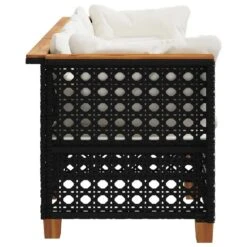 VidaXL - Tuinbank - Zwart - Poly Rattan - 3 Stuks -Leenbakker Winkel c1ce2b81c045447b828c54f538bcc2fc